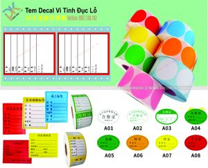 Tem decal đục lỗ